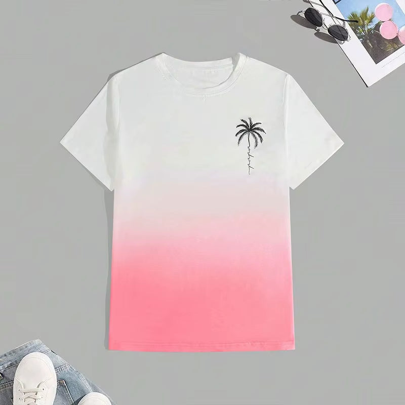 Short Sleeve T Shirt Casual O Neck Solid Color Men'S T Shirt
