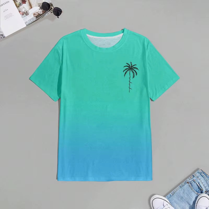 Short Sleeve T Shirt Casual O Neck Solid Color Men'S T Shirt