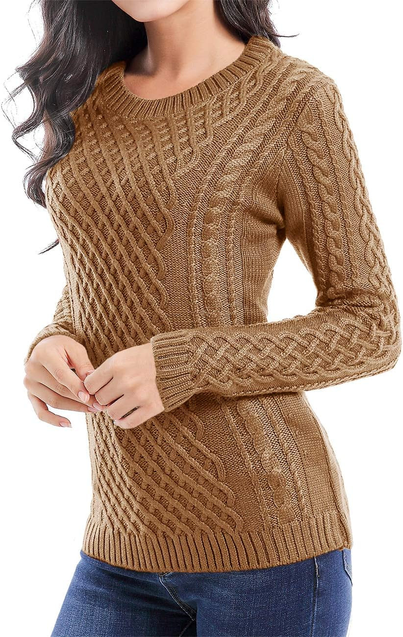 Knit Stretchable Elasticity Long Sleeve Sweater Jumper