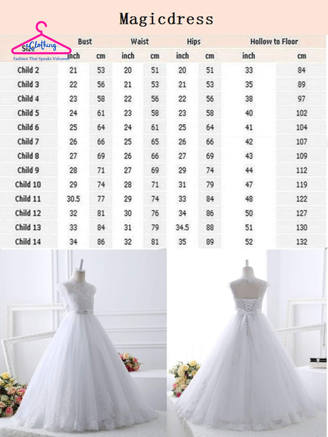 Heirloom Lace Girls Gown 10