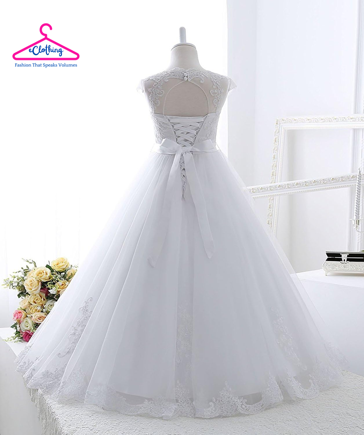 Heirloom Lace Girls Gown 10