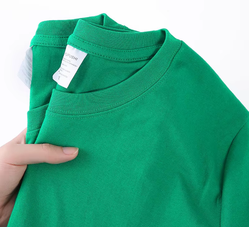 Men Women Solid Color100% Cotton T-Shirt