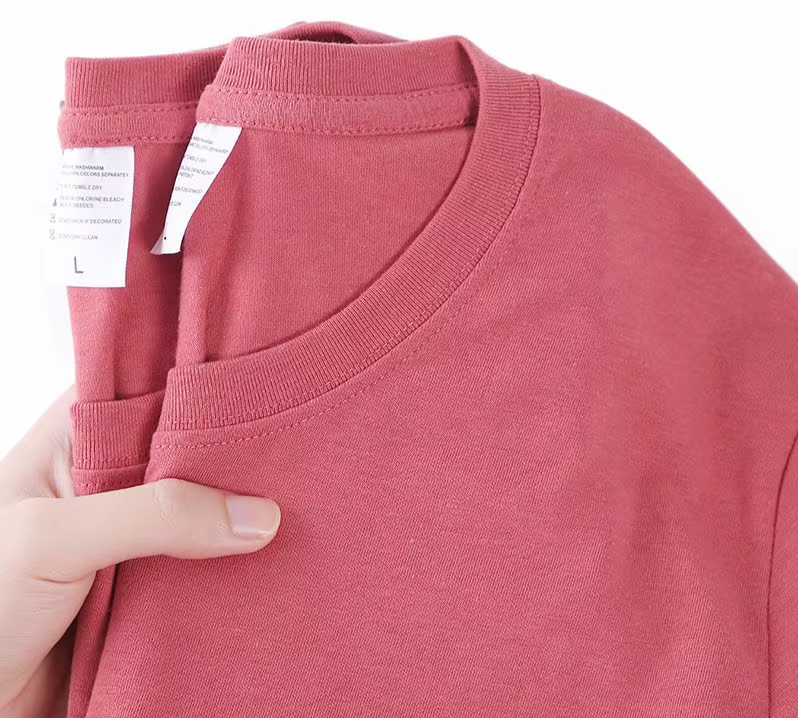 Men Women Solid Color100% Cotton T-Shirt