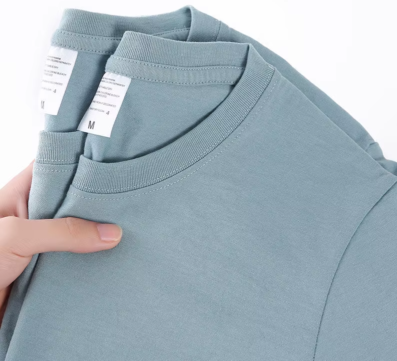 Men Women Solid Color100% Cotton T-Shirt