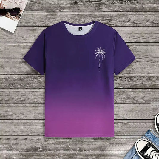 Short Sleeve T Shirt Casual O Neck Solid Color Men'S T Shirt