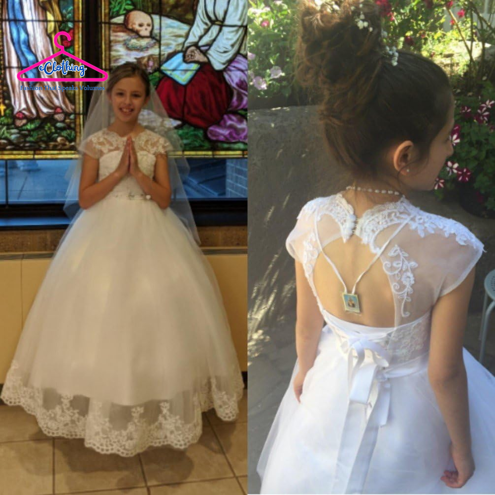 Heirloom Lace Girls Gown 10