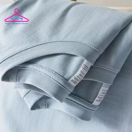 Men Women Solid Color100% Cotton T-Shirt