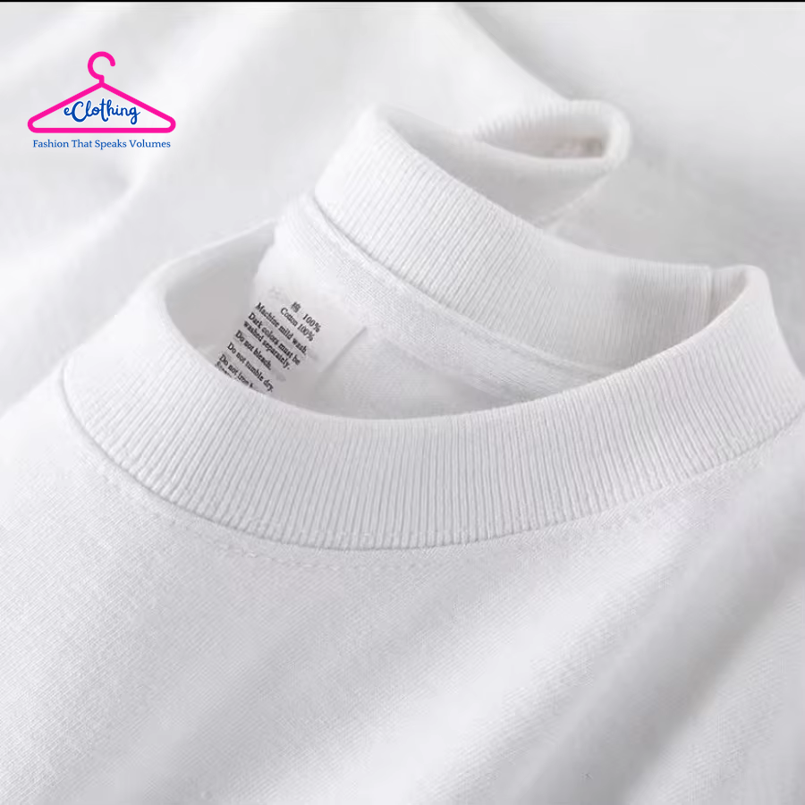 Men Women Solid Color100% Cotton T-Shirt
